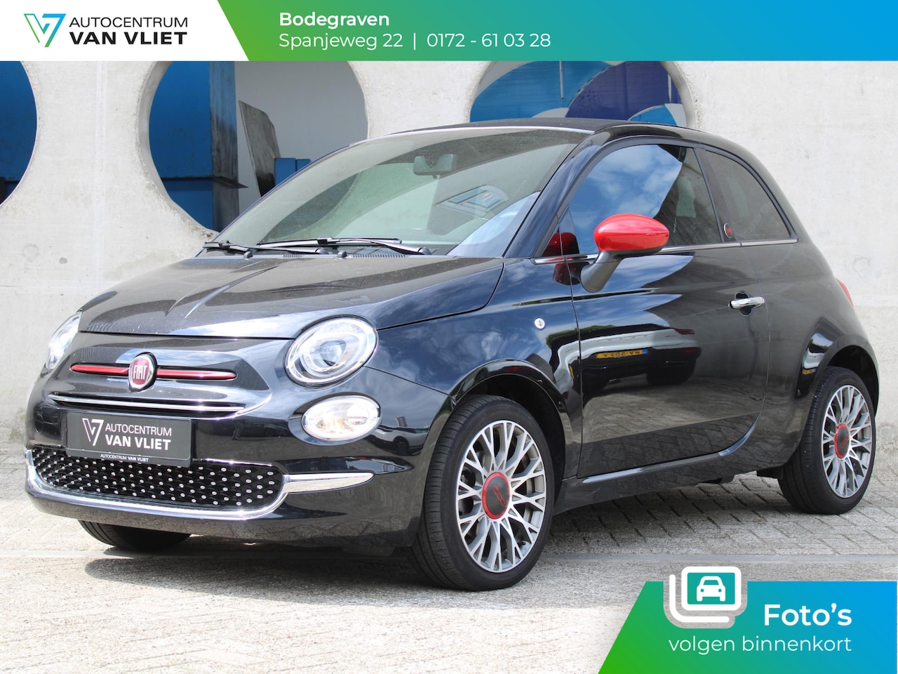 Fiat 500 C - 1.0 Hybrid RED | APPLE CARPLAY / ANDROID AUTO | CRUISE CONTROL | - AutoWereld.nl