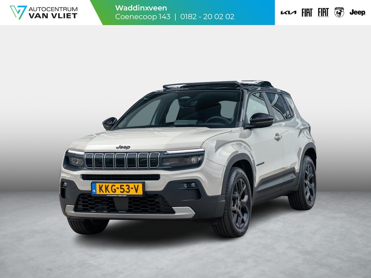 Jeep Avenger - Black Edition 54 kWh | Winter Pack | Infotainment&Convenience Pack | Schuif/Kanteldak | Bi - AutoWereld.nl