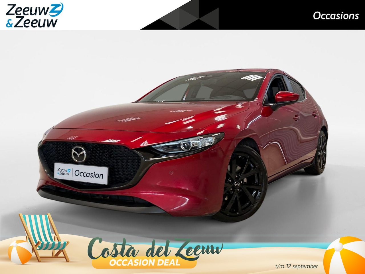 Mazda 3 - 2.0 SKYACTIVE X | 180 PK | COMFORT MET BOSE | LEDER | DEALERONDERHOUDEN | NL-AUTO | - AutoWereld.nl