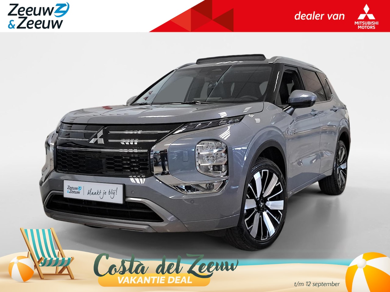Mitsubishi Outlander - 2.4 PHEV Instyle | 5.000 Voorraadkorting| Complete versie | Automatische achterklep | Stoe - AutoWereld.nl