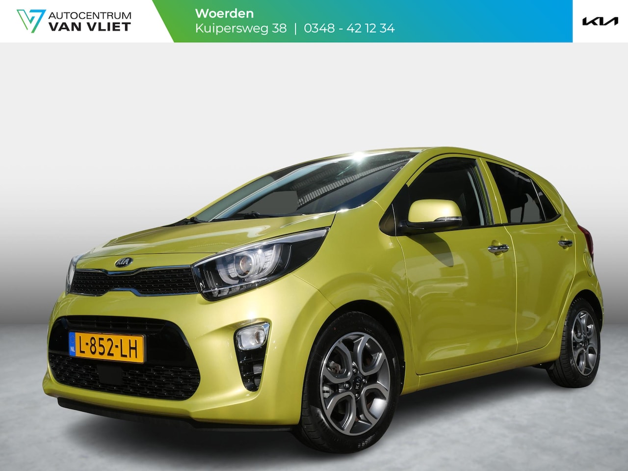 Kia Picanto - 1.0 DPi DynamicPlusLine | Cruise | Clima | Navi | Keyless | Carplay | - AutoWereld.nl