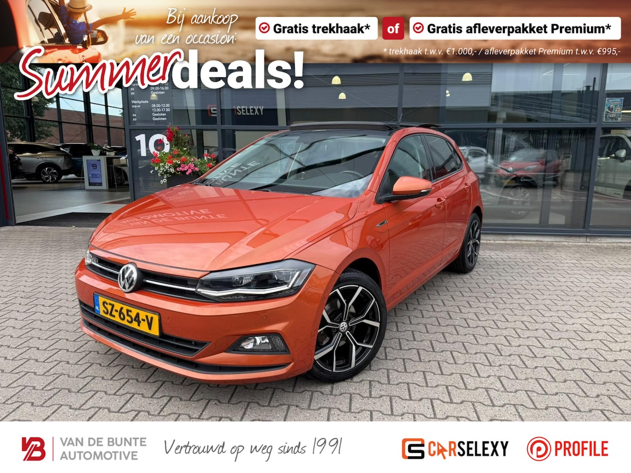 Volkswagen Polo - 1.6 TDI R-Line *Schuif-/Kanteldak & ACC* - AutoWereld.nl