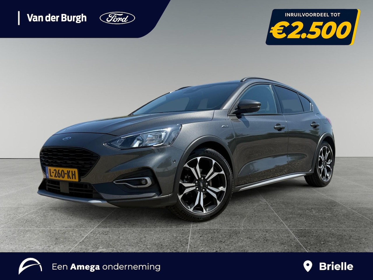 Ford Focus - 1.0 EcoBoost Hybrid Active X 125PK Handgeschakeld- Afneembare Trekhaak - Winter Pack - Ach - AutoWereld.nl