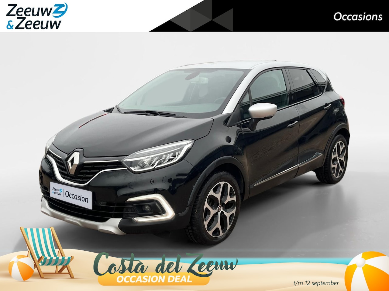 Renault Captur - 1.3 TCe Intens *Automaat*Navi+Camera*Climate Control*Keyless Entry*Parkeersensoren*Zeer ne - AutoWereld.nl