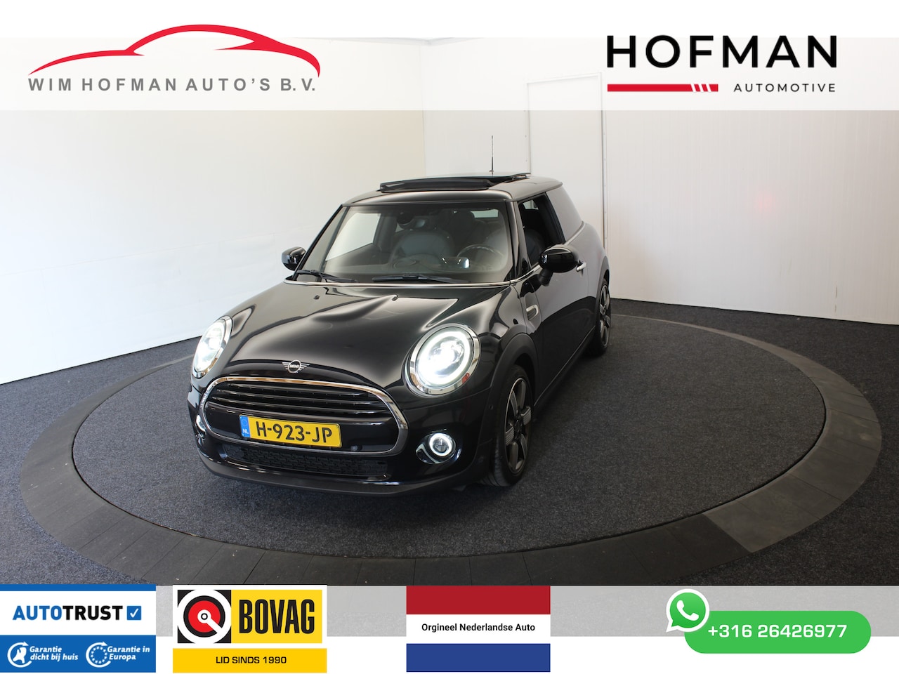 MINI Cooper - Mini 1.5 60 Years Edition Panodak Vol Leder Harman Cardon Zwarte hemel Navi - AutoWereld.nl