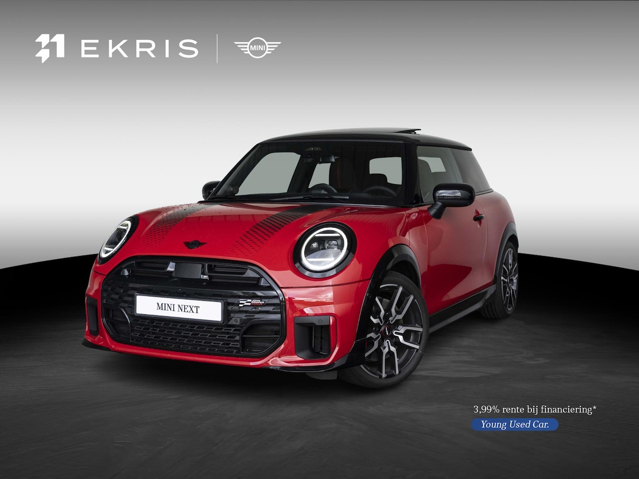 MINI 3-Deurs - JCW John Cooper Works | XL-Pakket | Glazen panoramadak | Stoel & Stuurverwarming | Harman- - AutoWereld.nl