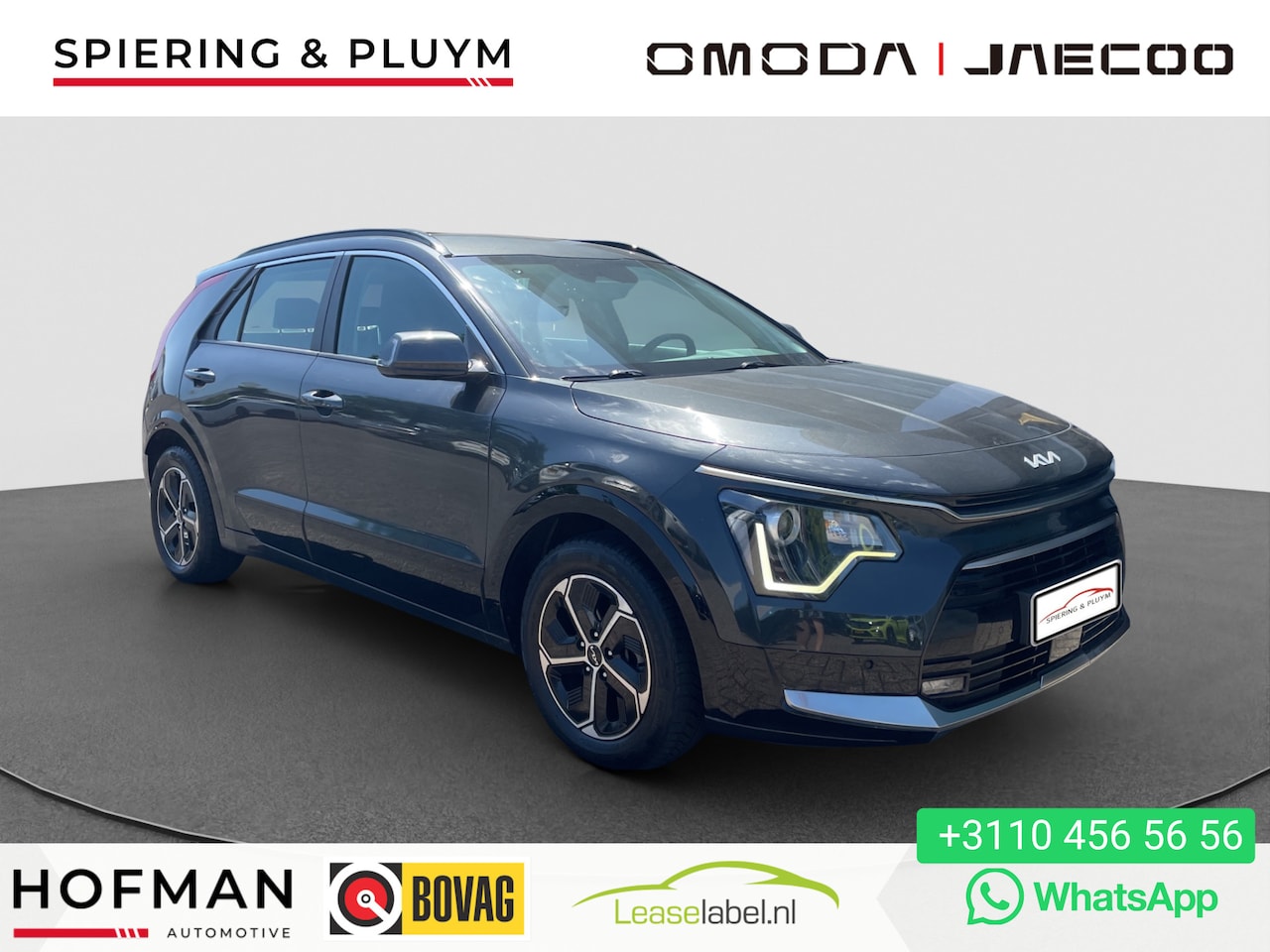 Kia Niro - 1.6 GDi PHEV DynPlusLine | Ad.cruise | Halfleder | Stoel-Stuurverw. | El.stoel - AutoWereld.nl