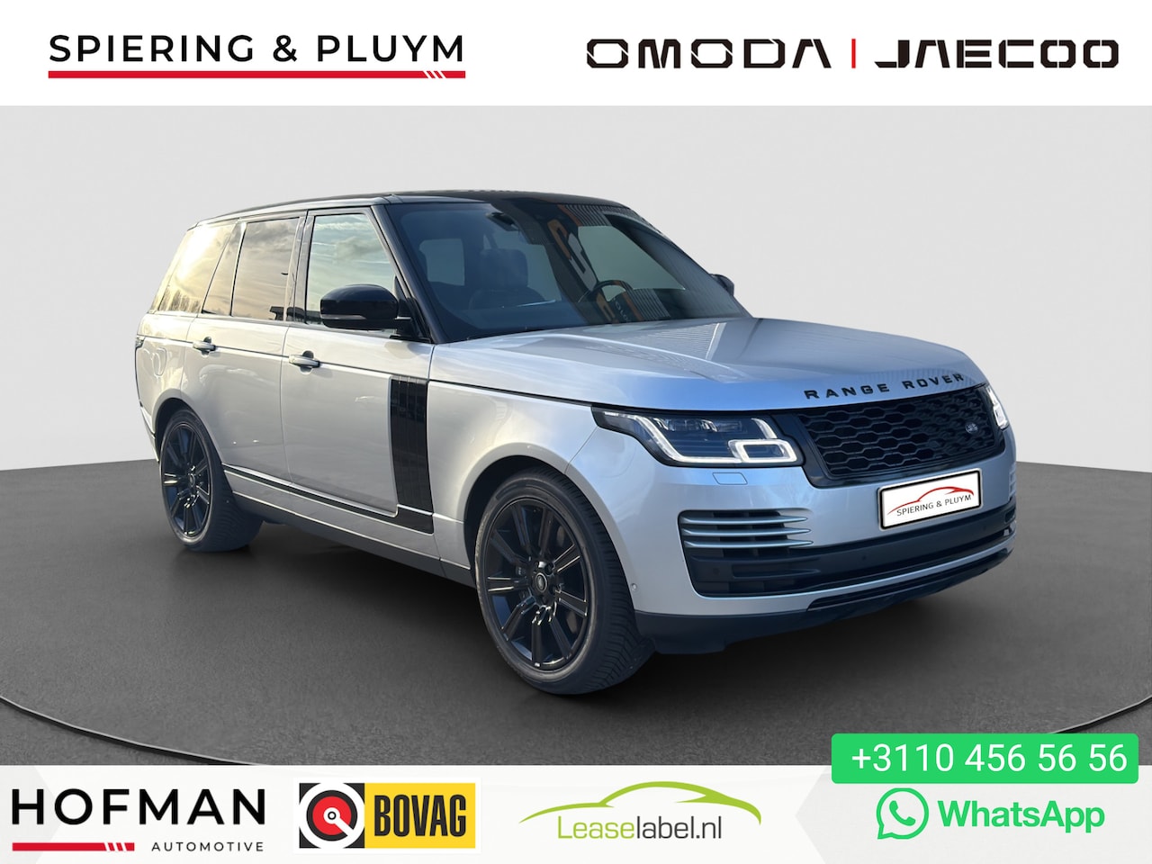 Land Rover Range Rover - 2.0 P400e Voque | Pano | HUD | Meridian | Matrix LED | Softclose | Massage - AutoWereld.nl