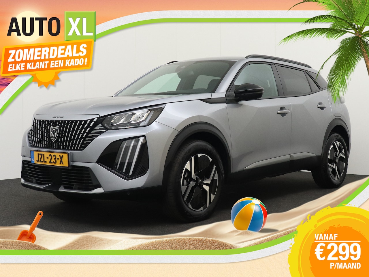 Peugeot 2008 - 1.2 Aut. Hybrid Allure Half-Leder Carplay DAB 17' LMV - AutoWereld.nl