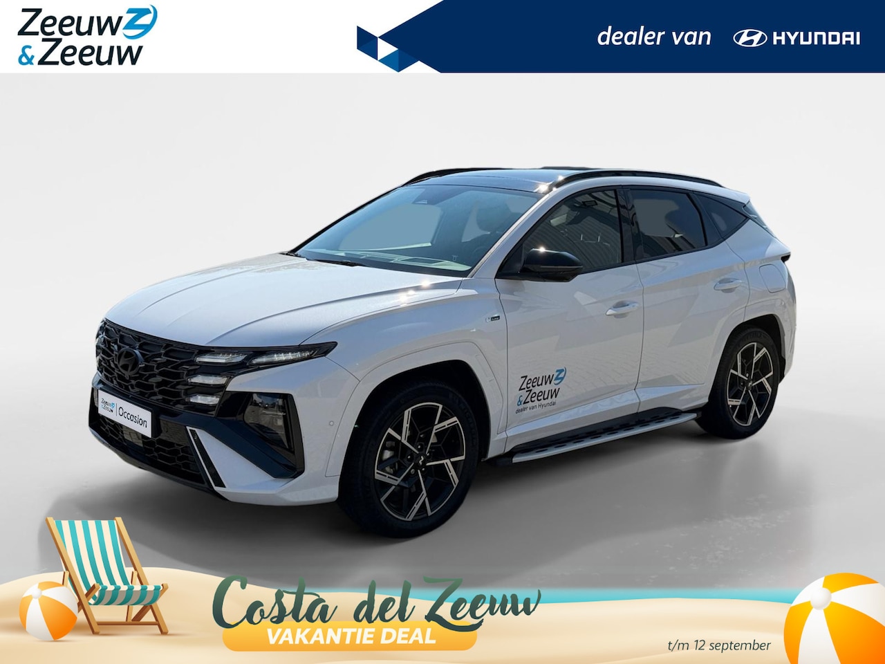 Hyundai Tucson - 1.6 T-GDI PHEV Premium Sky | SCHUIF-/ KANTELDAK | STOELVERWARMING-/ VERKOELING | 360 GRADE - AutoWereld.nl