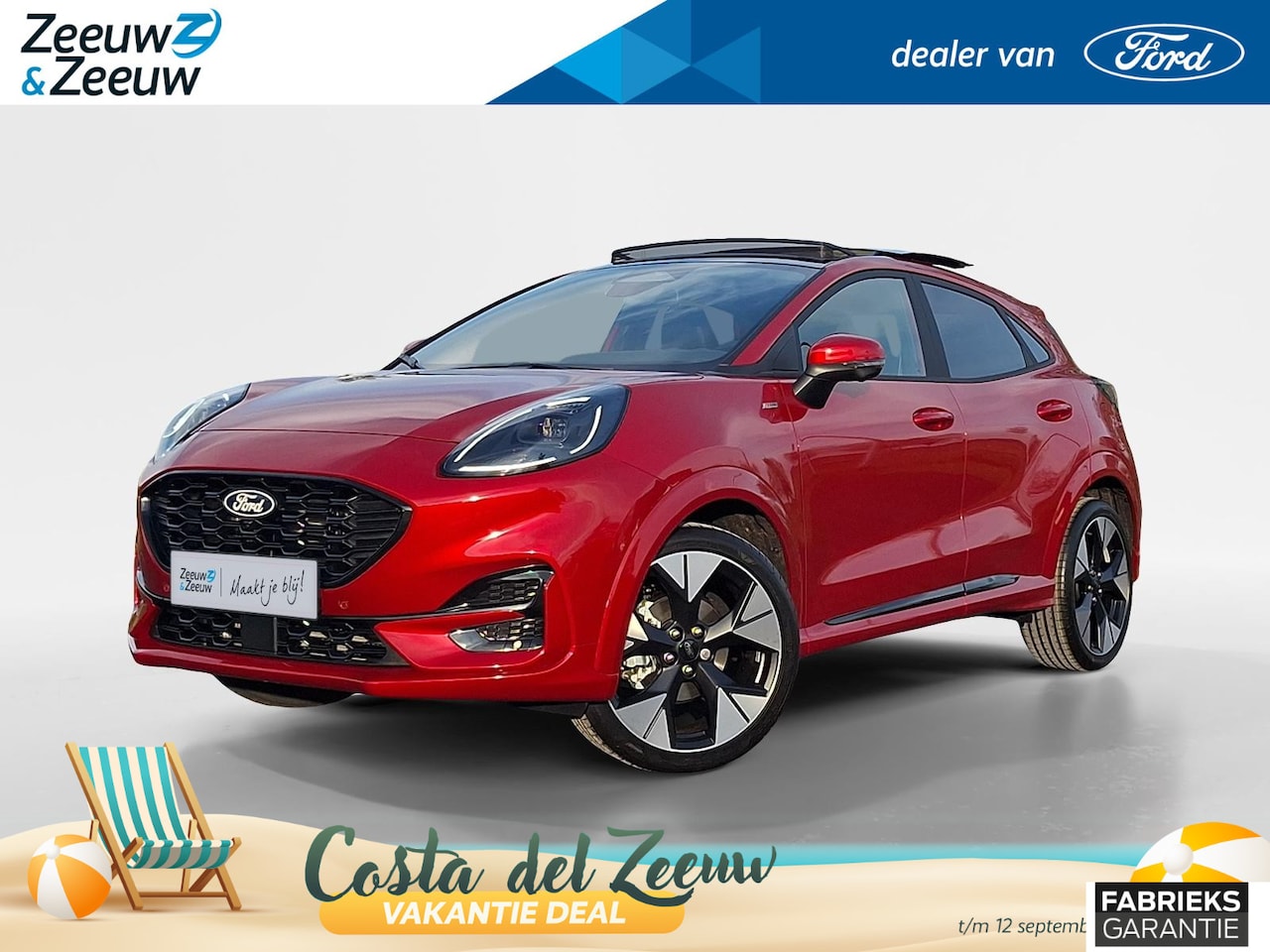 Ford Puma - 1.0 EcoBoost Hybrid ST-Line X | Winterpack | Driver Assistancepack | 19" Lichtmetaal | Pan - AutoWereld.nl