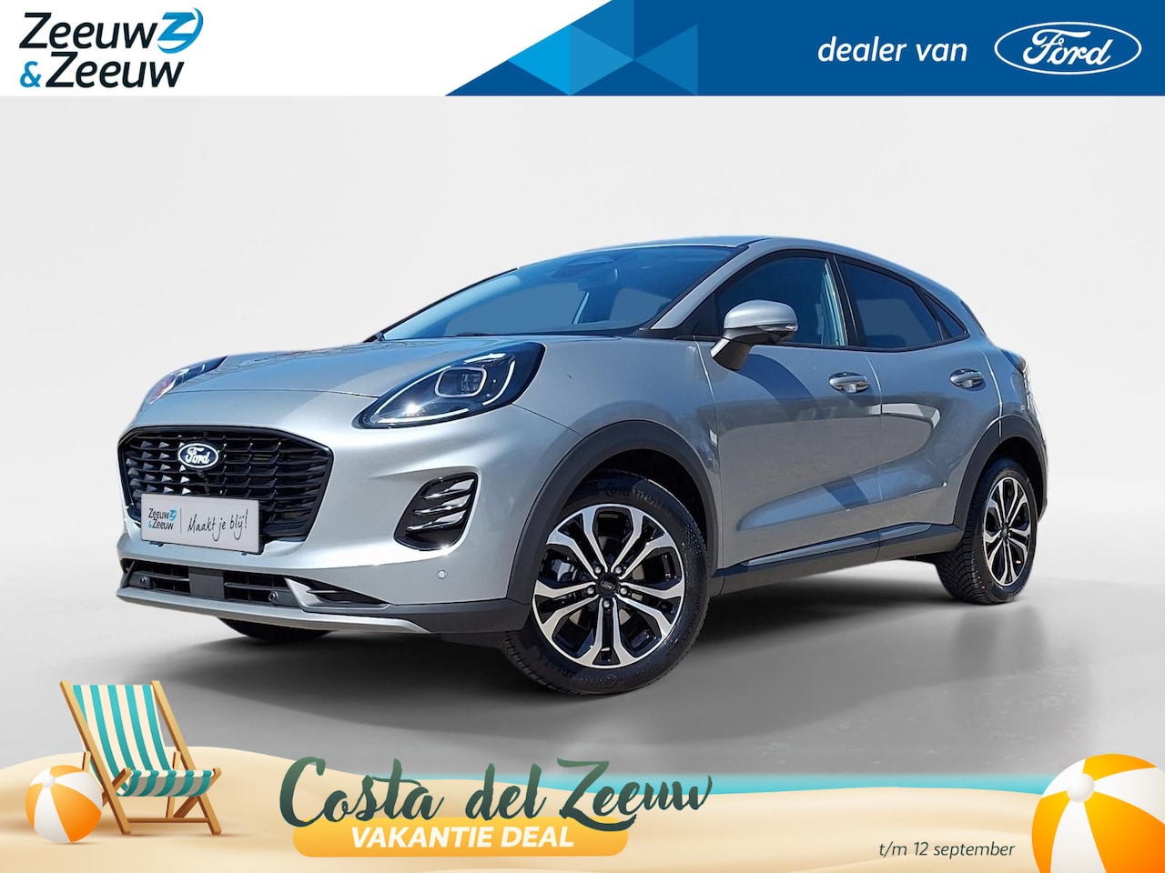 Ford Puma - 1.0 EcoBoost Hybrid Titanium Automaat | 4000,- Ford Voordeel | 0,99% rente icm Ford Option - AutoWereld.nl