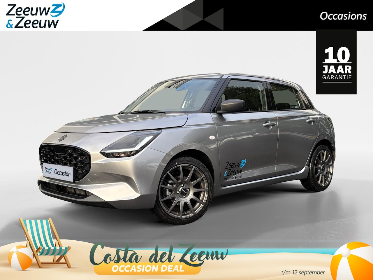 Suzuki Swift - 1.2 Comfort Sport | 17 inch | Zwarte logo's | Carbon spiegels | Sharkfin antenne | Carplay - AutoWereld.nl