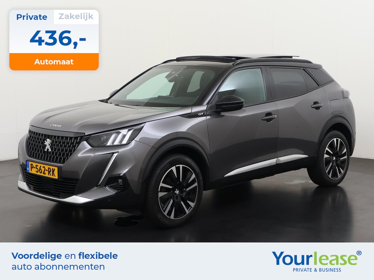 Peugeot 2008 - 1.2 PureTech GT Automaat | All-in 436,- Private Lease | Direct uit voorraad - AutoWereld.nl