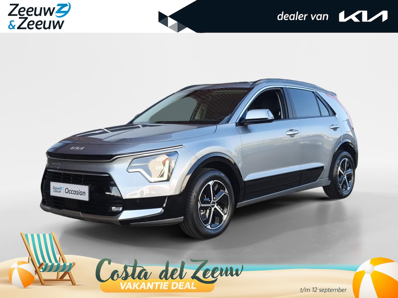 Kia Niro - 1.6 GDi Hybrid DynamicPlusLine | Voorraadauto! | Stoel en stuurverwarming | Schuifdak | Pa - AutoWereld.nl