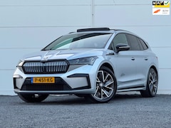 Skoda Enyaq iV - 80 Sportline Org NL Pano SOH 94% Warmtepomp Crystal lighting grill Keyless Sportonderstel