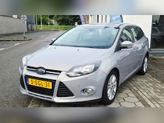 Ford Focus Wagon - 1.0 EcoBoost Titanium*3e eig*nap*apk*dealer onderhoud*airco ijs*inruil mog