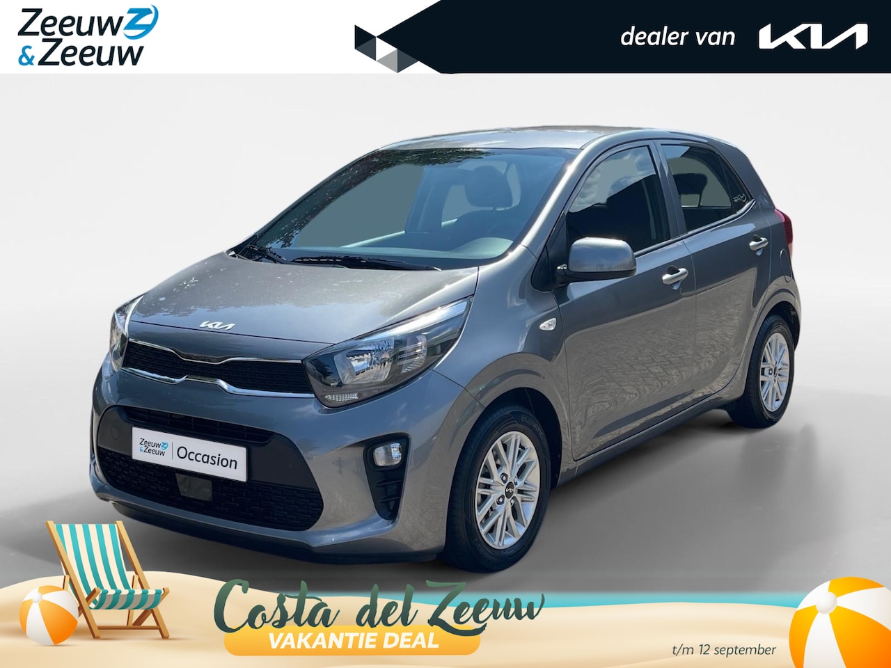 Kia Picanto - 1.0 DPi DynamicLine | Camera | Navi | Lichtmetalen Velgen | Airco | - AutoWereld.nl