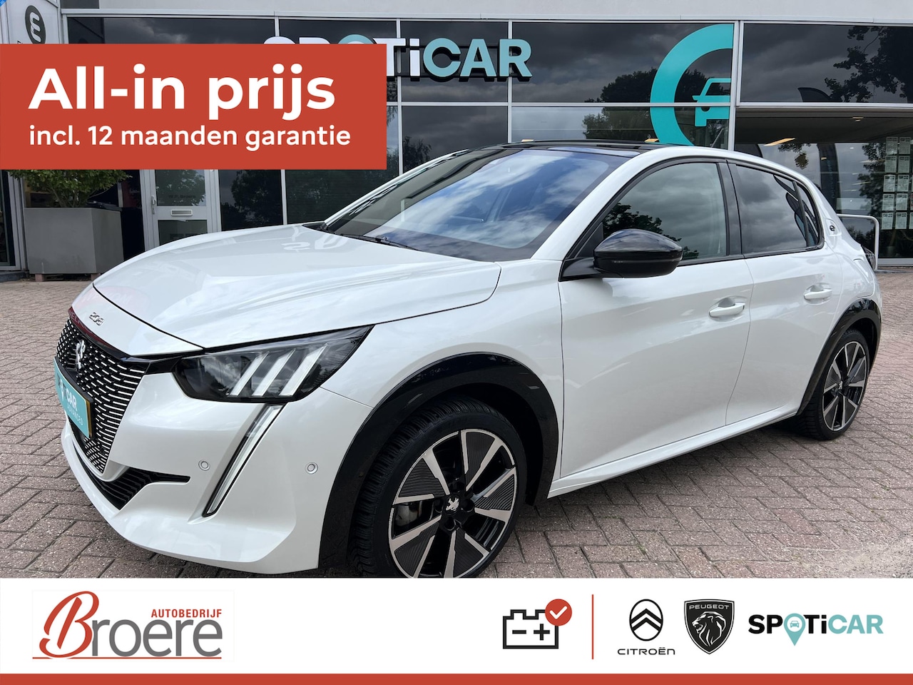 Peugeot e-208 - EV 50 kWh 136 pk GT Automaat Range tot 320 km Panoramadak, leder - AutoWereld.nl