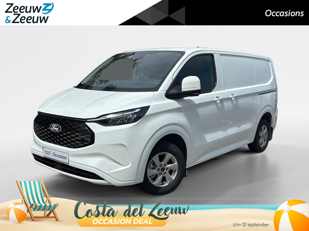 Ford Transit Custom - E-Transit 320 L1H1 Limited 65 kWh 218PK | Adaptieve Cruise Control | BLIS | 2x schuifdeur - AutoWereld.nl