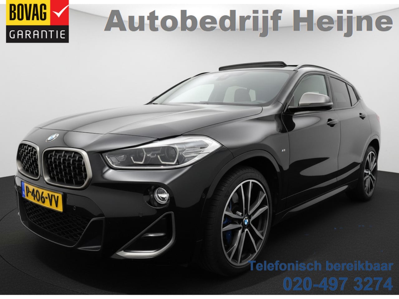 BMW X2 - M35iA 306PK HIGH EXECUTIVE M-SPORT HALF-LEDER/NAVI/HEAD-UP/PANORAMADAK - AutoWereld.nl