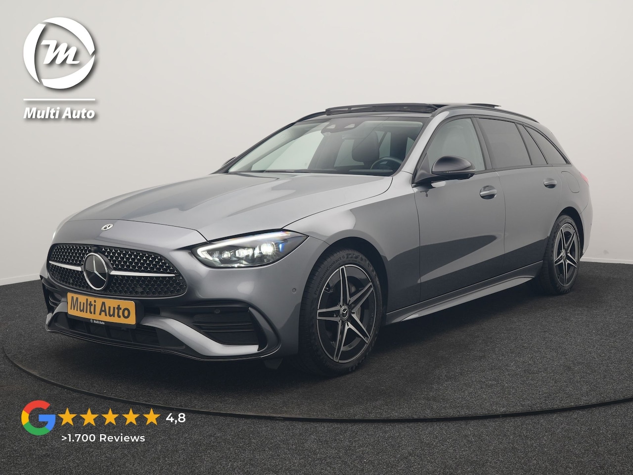 Mercedes-Benz C-klasse Estate - 300 e AMG Line PHEV 313pk Dealer O.H | Trekhaak Af Fabriek | Panodak | 360 Camera | Adapti - AutoWereld.nl
