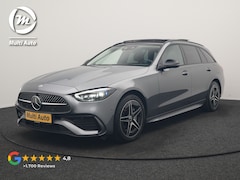 Mercedes-Benz C-klasse Estate - 300 e AMG Line PHEV 313pk Dealer O.H | Trekhaak Af Fabriek | Panodak | 360 Camera | Adapti
