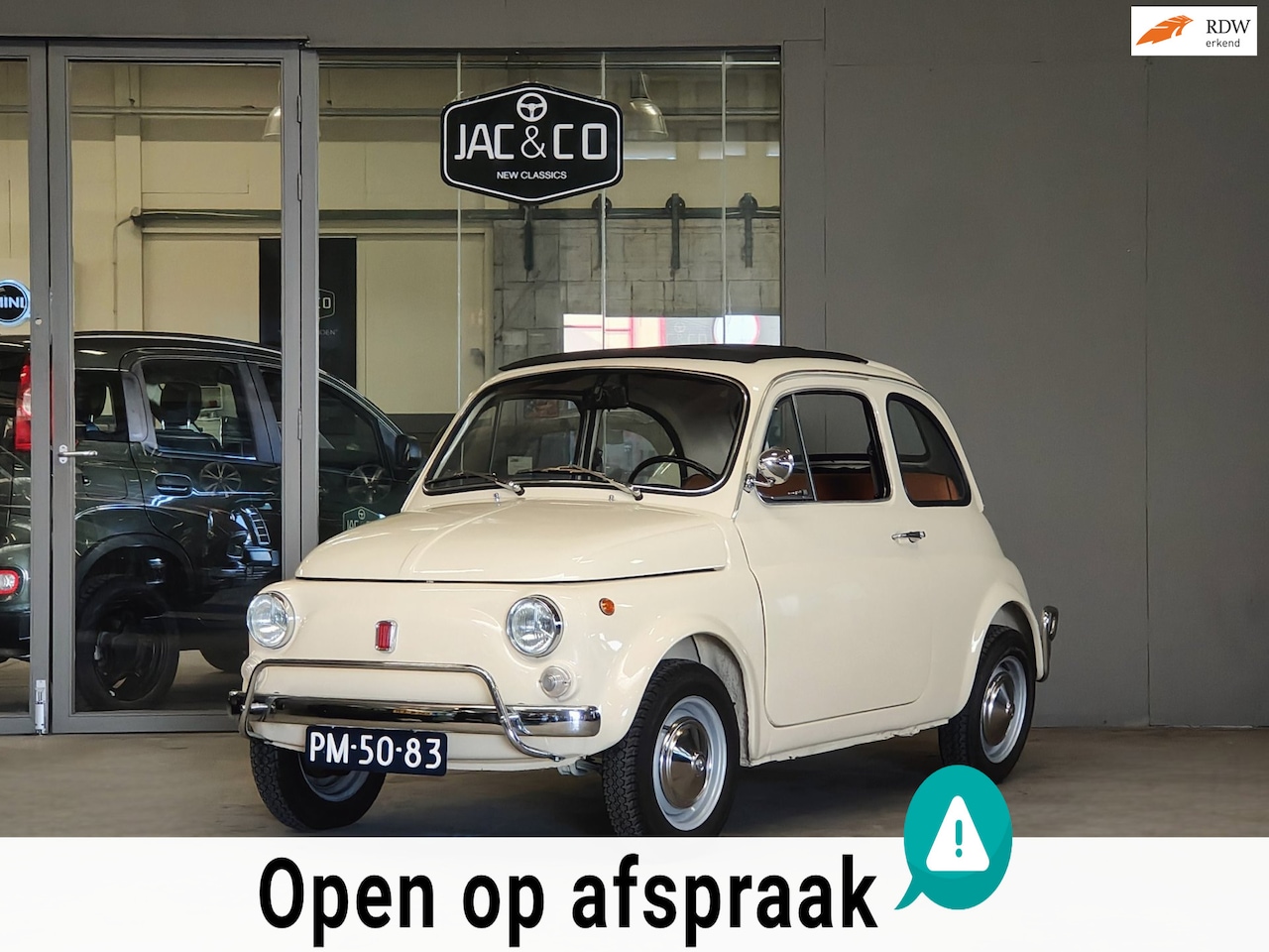 Fiat 500 L - Volledig gerestaureerd - Cognac Leder - AutoWereld.nl