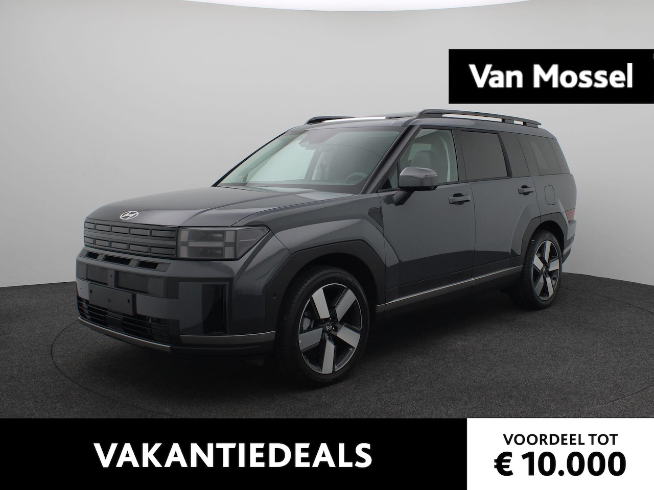Hyundai Santa Fe - 1.6 T-GDI HEV Premium Sky 7p | Schuif-/ kanteldak | Rondomzicht camera | Stuur/Stoel verwa - AutoWereld.nl