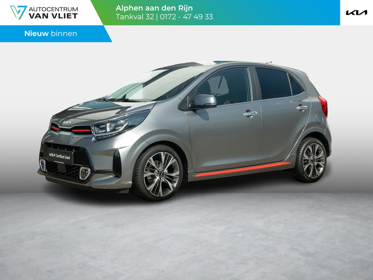 Kia Picanto - 1.0 T-GDi GT-Line 5p | 100PK | Schuifkanteldak | Stoel en stuurverwarming | - AutoWereld.nl