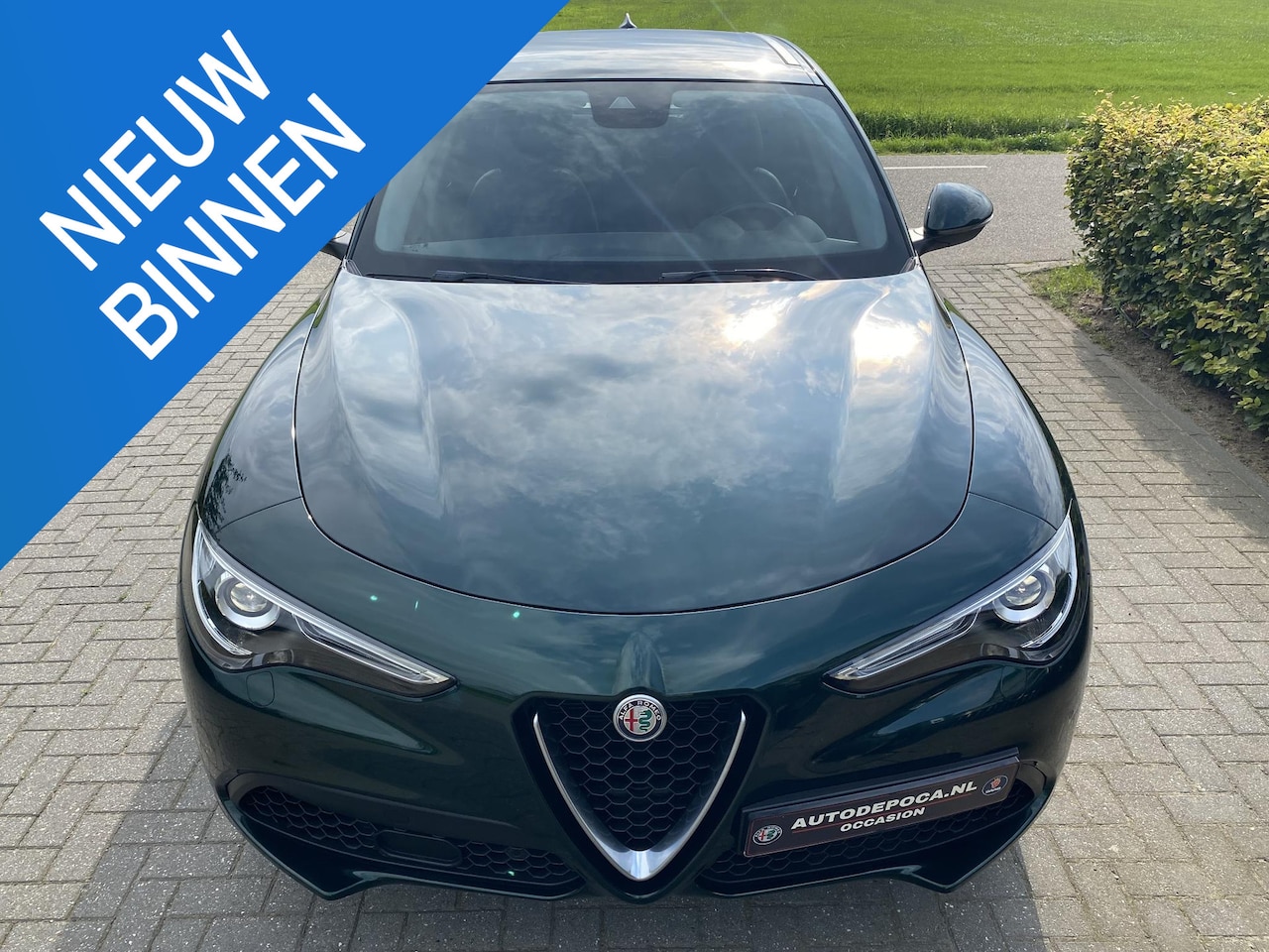 Alfa Romeo Stelvio - 2.0 T AWD Ti Panorama dak - Verde Visconti - AutoWereld.nl