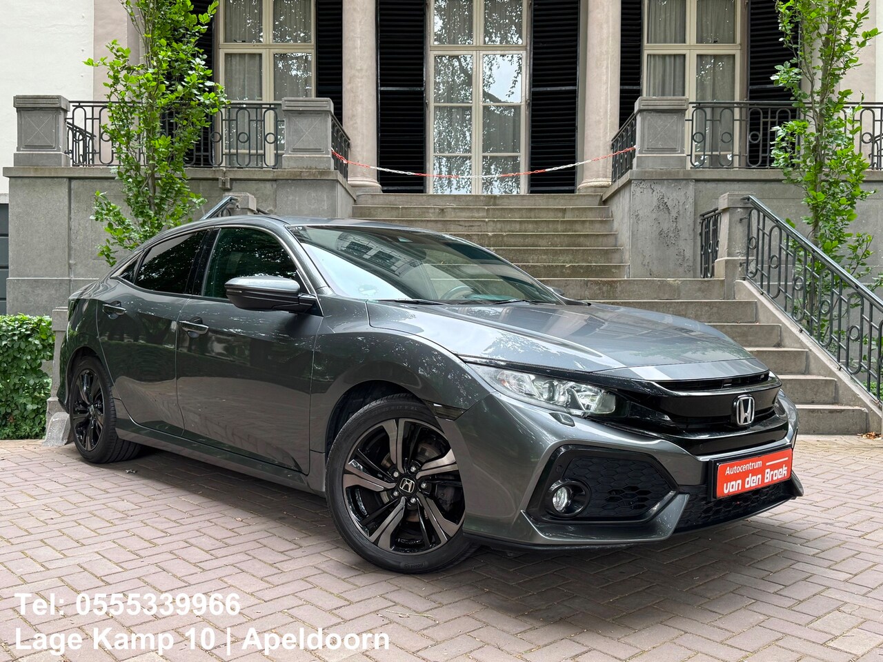 Honda Civic - 1.0 i-VTEC Premium Automaat Navi Camera Stoelverwarming Climate Cruise Ctr Full Options - AutoWereld.nl