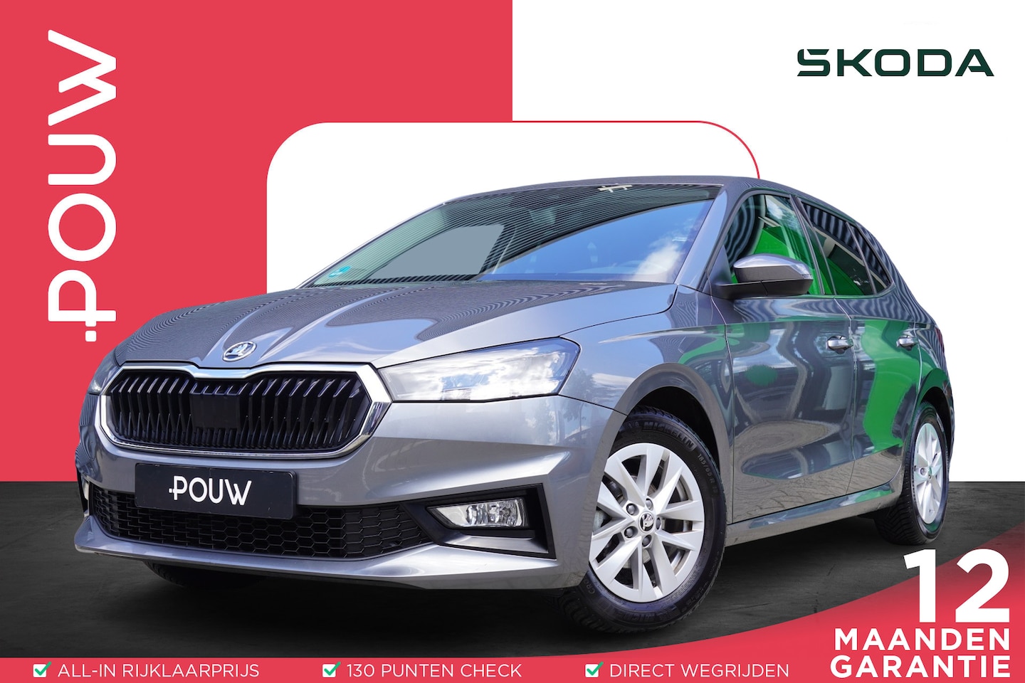Skoda Fabia - 1.0 TSI 95pk Business Edition | Navigatie | Clima | Apple Carplay & Android Auto - AutoWereld.nl