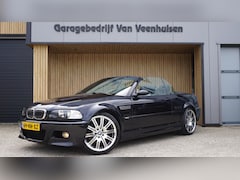 BMW M3 - 3-Serie Cabrio E46 3.2 S54 Handgeschakeld Leder H&K 19inch LM Xenon *Carbon schwarz* NL Au