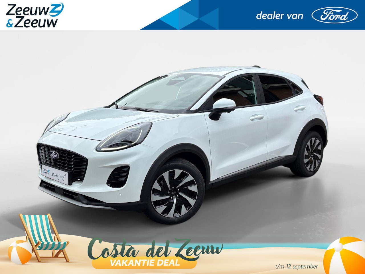 Ford Puma - 1.0 EcoBoost Hybrid Titanium 125PK Automaat | Driver Assistance Pack | Winter Pack | 5000, - AutoWereld.nl