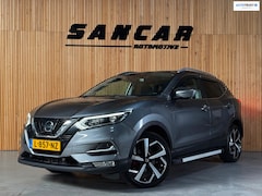 Nissan Qashqai - 1.2 Tekna Automaat PANO|CRUISE|E ZETELS|LEDER|STOELVERWARMING|360 CAM| 19 INCH
