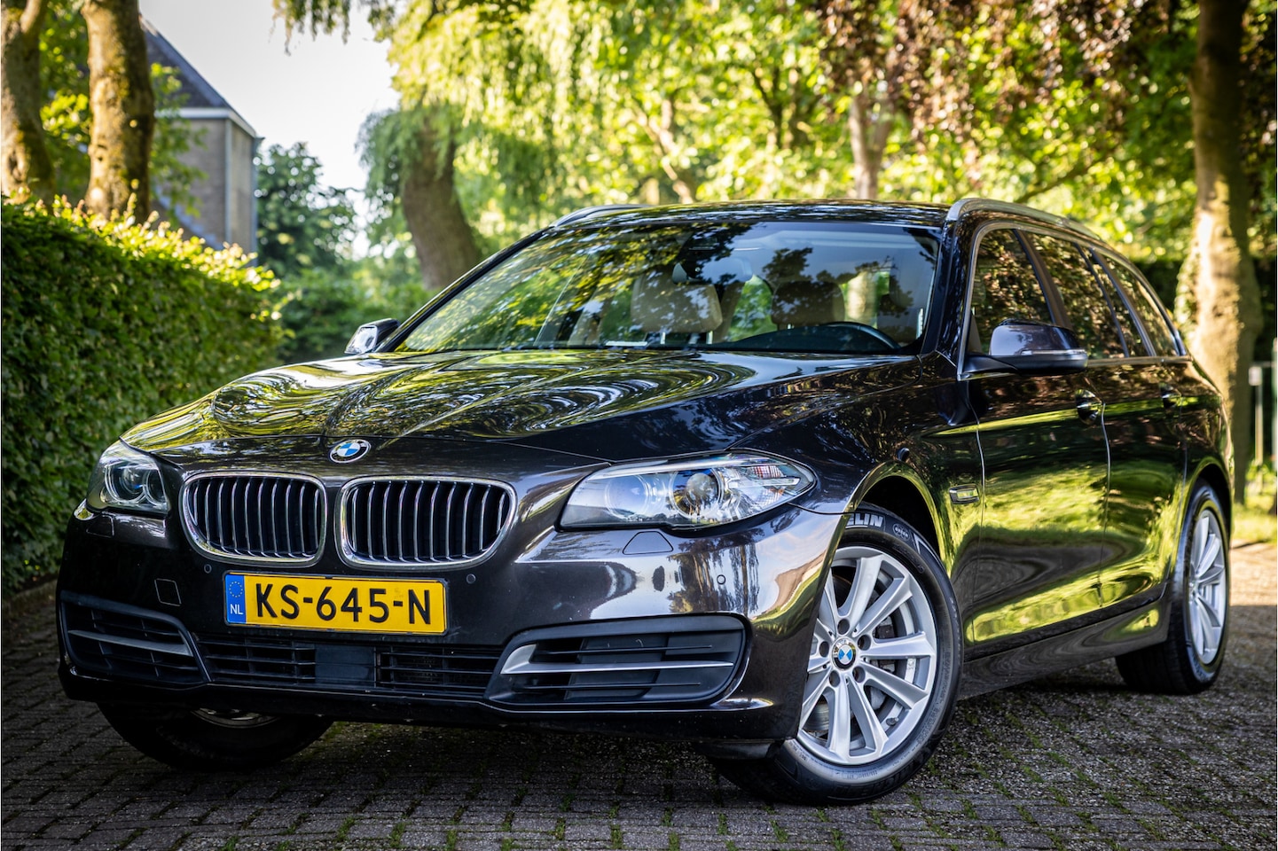BMW 5-serie Touring - 528i High Executive Adaptive Cruise Leder - AutoWereld.nl