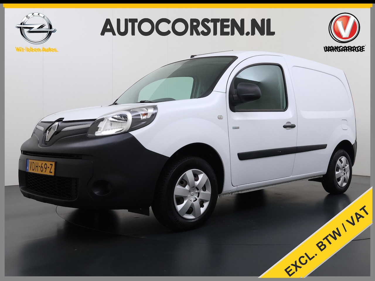 Renault Kangoo - Z.E. SOH 92% Navi Pdc Usb CruiseControl Schuifdeur Rechts Bluetooth Elek.Ramen/Spiegels Ai - AutoWereld.nl