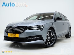 Skoda Superb Combi - 1.4 TSI iV Sportline | Leder/Alcantara | Trekhaak | Carbon | 360 | Memory | Keyless | Adap