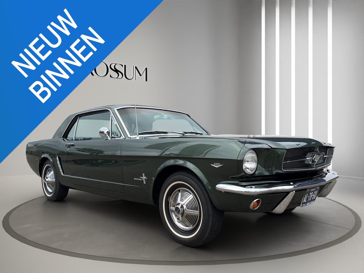 Ford Mustang - 4.7 V8 C-code Hardtop Coupé | 289Ci |  Automaat | Stuurbekr. | Leder | Orgineel  | Nette s - AutoWereld.nl