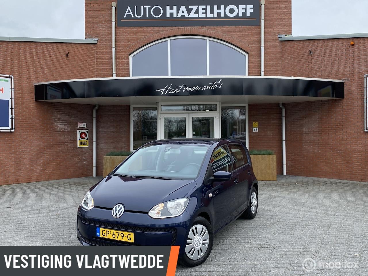 Volkswagen Up! - 1.0 move up BlueMotion met 98.027km | Airco | Navigatie | Ndl auto | Zuinig | RIJKLAARPRIJ - AutoWereld.nl