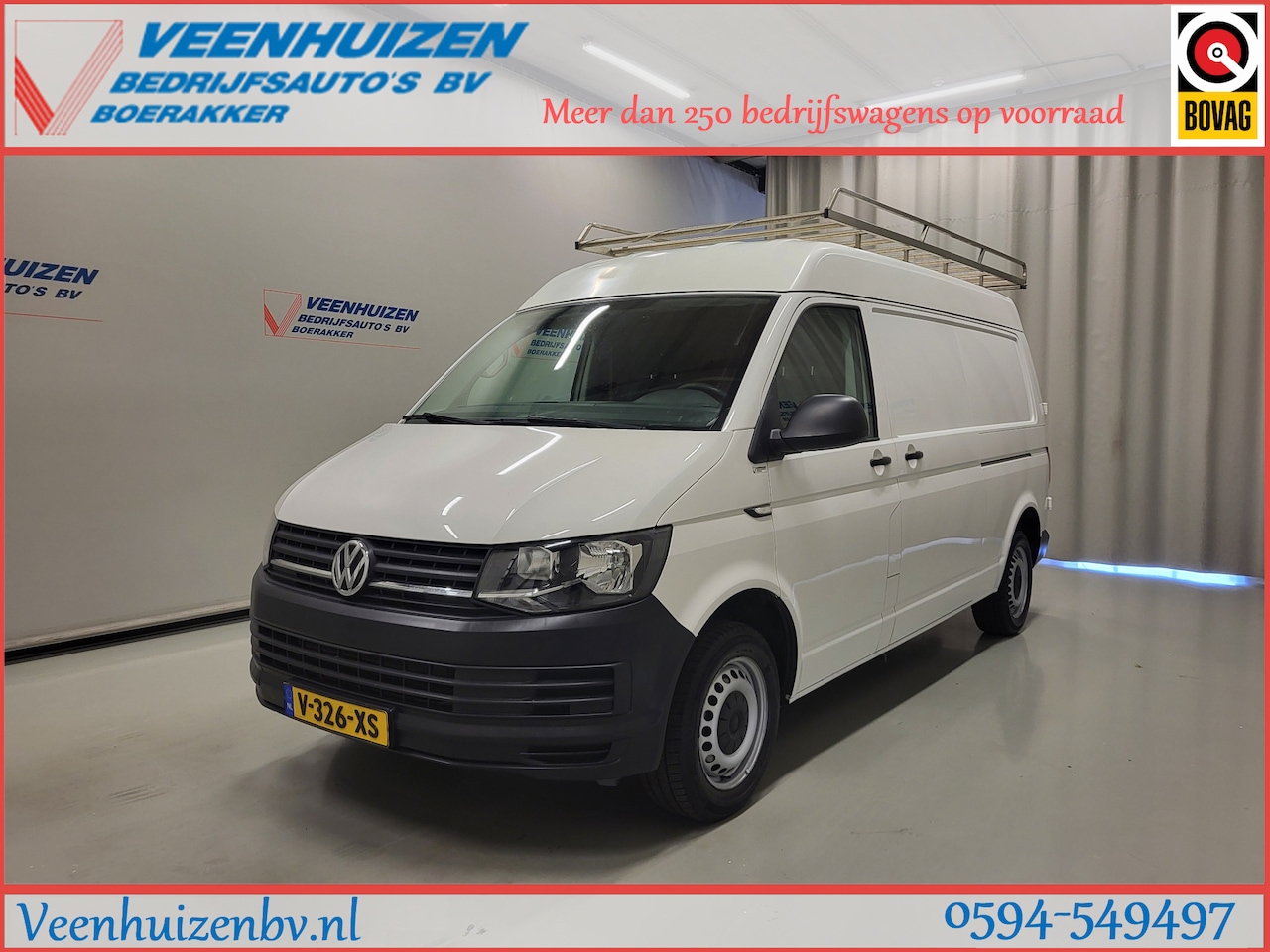 Volkswagen Transporter - 2.0TDI 150pk L2/H2 Automaat Euro 6! - AutoWereld.nl
