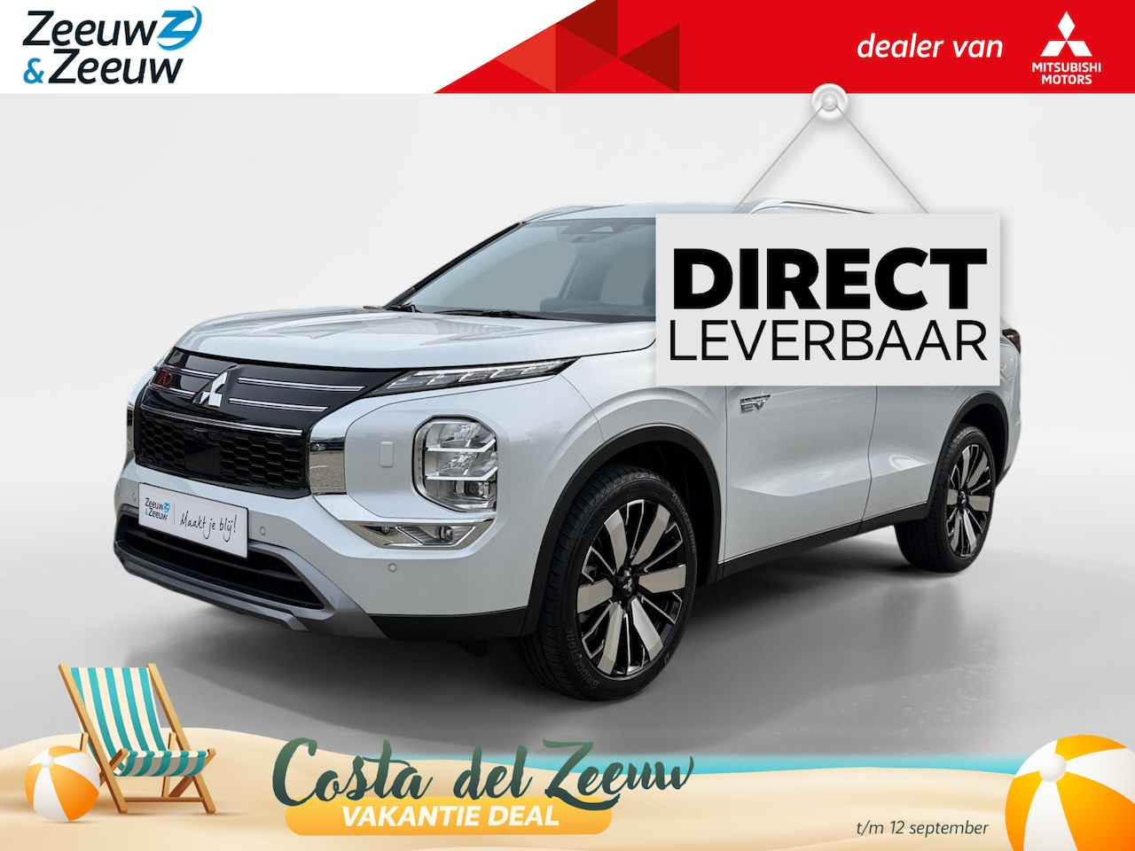 Mitsubishi Outlander - 2.4 PHEV Intense + | Modeljaar 2026 | 5000 EURO Korting | Direct leverbaar | Rondom camera - AutoWereld.nl