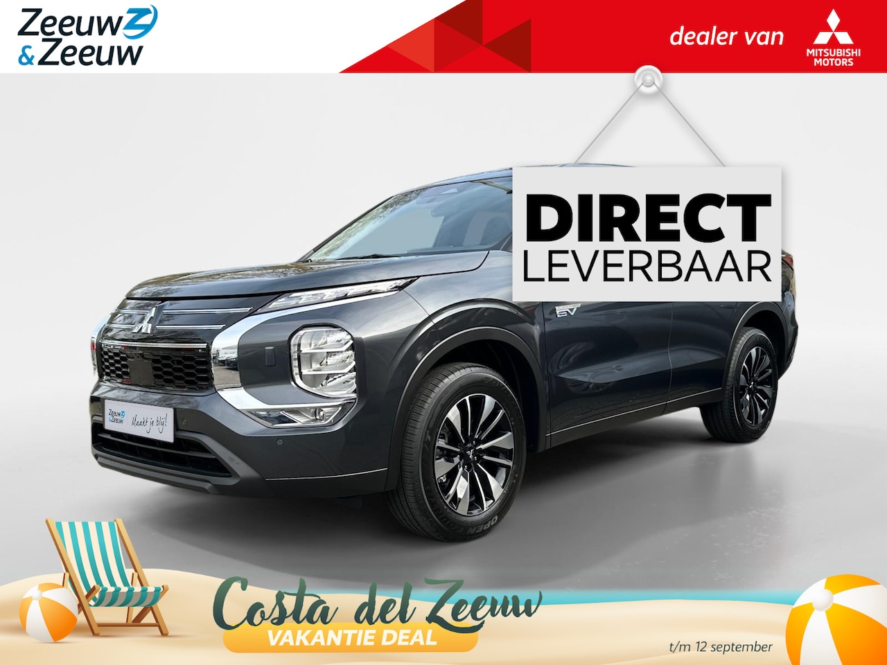 Mitsubishi Outlander - 2.4 PHEV Intense | 5000 EURO KORTING | NU DIRECT LEVEBAAR | 8 JAAR GARANTIE | - AutoWereld.nl
