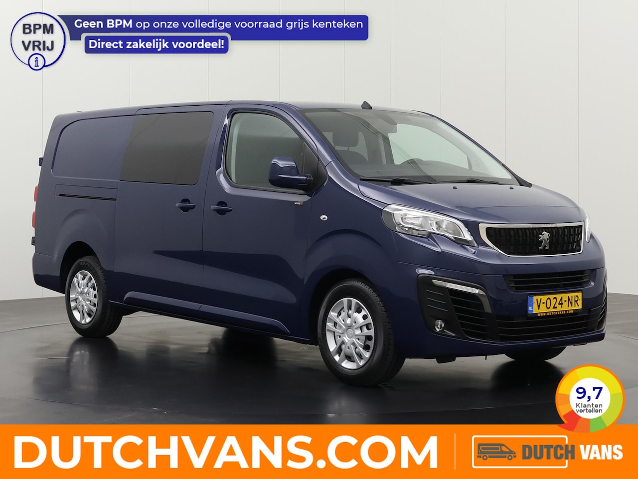 Peugeot Expert - 2.0 BlueHDI 120PK Dubbele Cabine 6-Persoons Premium | NAvigatie | Multimedia | Airco | Cru - AutoWereld.nl