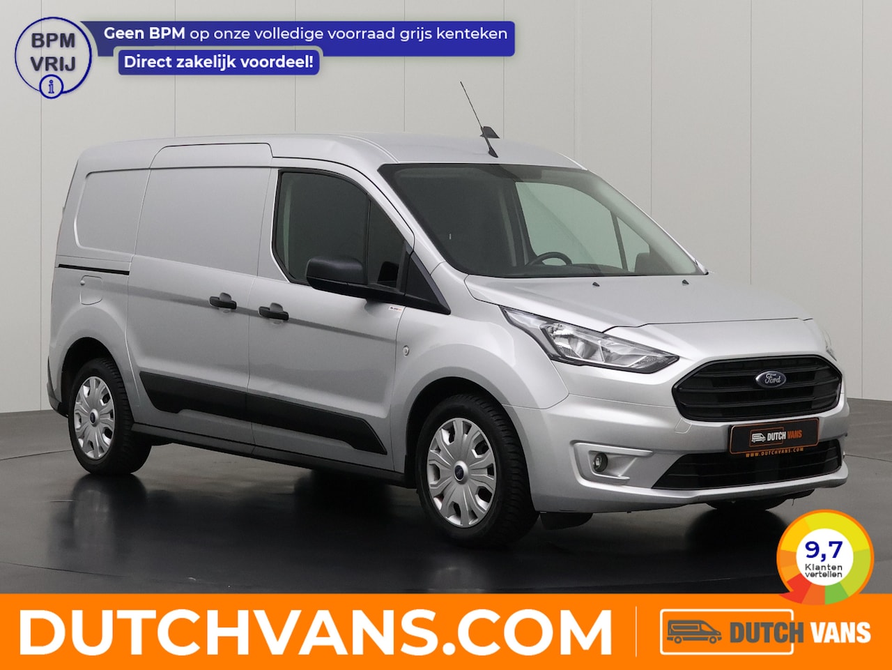 Ford Transit Connect - 100Pk Lang Business Benzine | Airco | Cruise | Betimmering - AutoWereld.nl
