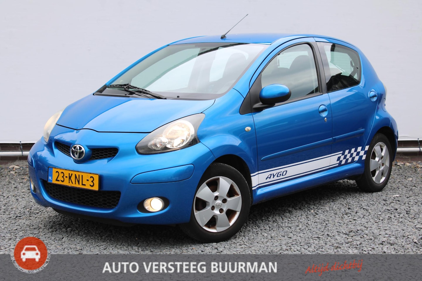 Toyota Aygo - 1.0-12V Dynamic Blue 2e Eig. met Airco - AutoWereld.nl