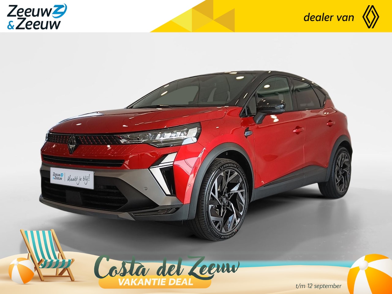 Renault Captur - 1.6 E-Tech full hybrid 160 esprit Alpine Uit voorraad leverbaar op = op - AutoWereld.nl