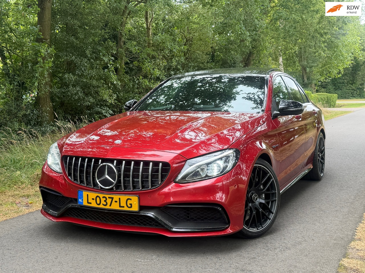 Mercedes-Benz C-klasse - | AMG C63 / Pano / Schaalstoelen / Burmester / Sfeer verl / Carbon / Camera - AutoWereld.nl