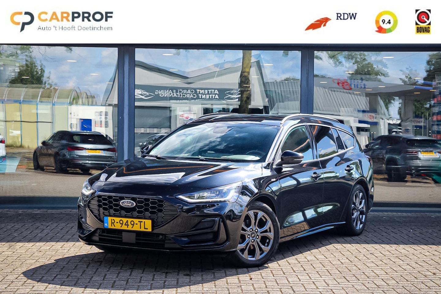 Ford Focus Wagon - 1.0 EcoBoost Hybrid Titanium ST-LINE / FACELIFT / STOEL + STUUR VERW. - AutoWereld.nl